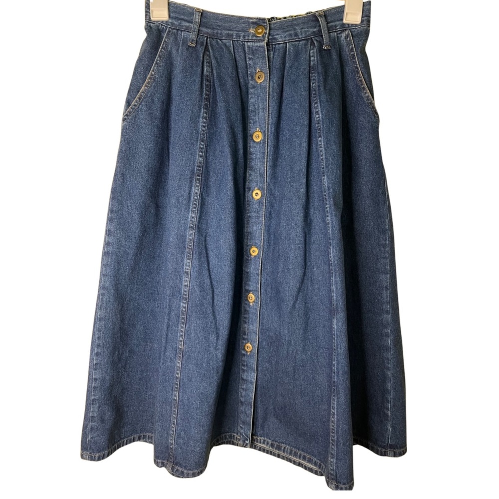 Vintage Ankle-Length denim Skirt